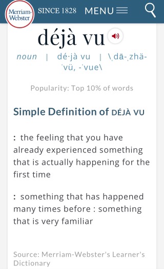 Déjà vu meaning
